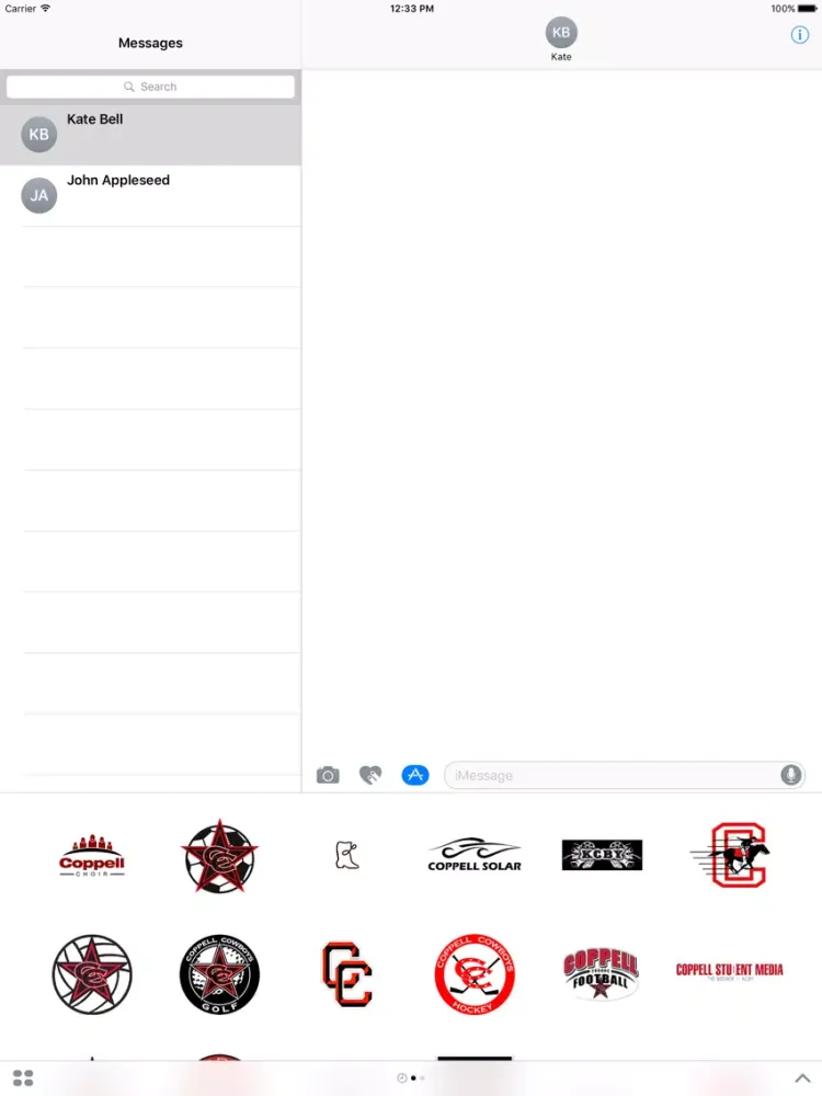 Coppell HS Sticker Pack iPad  স্ক্রিনশট