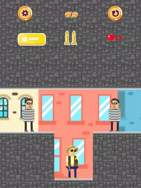 Captures d'écran de Mr Gunner - Shooting Puzzle iPad 