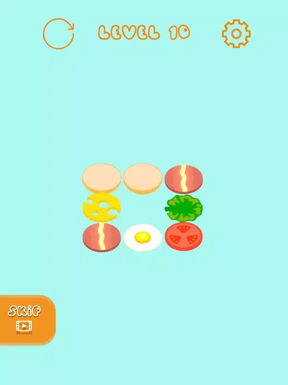 Burger Stack 3D! - Puzzle Game iPad  스크린샷