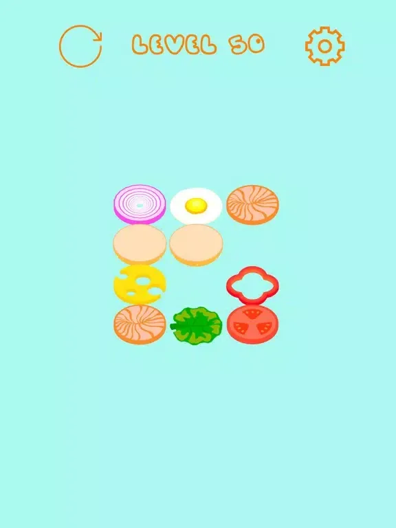 Burger Stack 3D! - Puzzle Game iPad  스크린샷