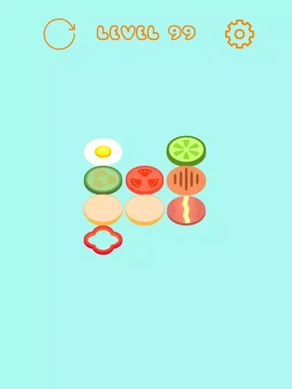 Burger Stack 3D! - Puzzle Game iPad  스크린샷