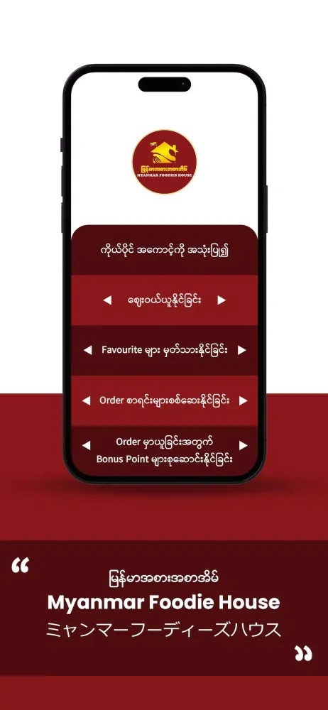 Captures d'écran de Myanmar Foodies House