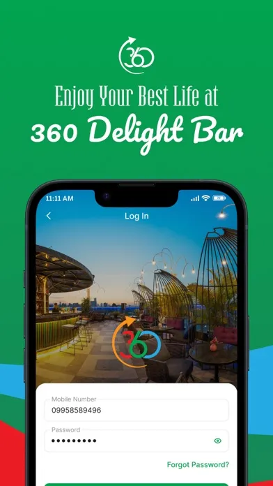 Captures d'écran de 360 Delight Bar