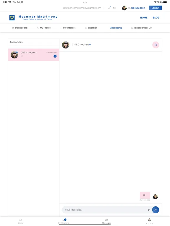 Capturas de tela do Myanmar Marriage App iPad 