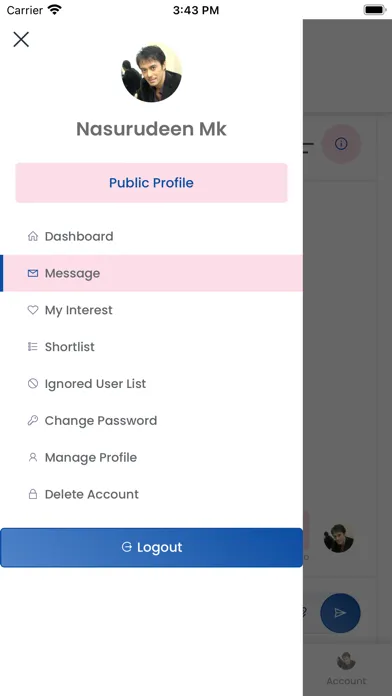 Capturas de tela do Myanmar Marriage App
