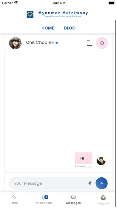 Capturas de tela do Myanmar Marriage App