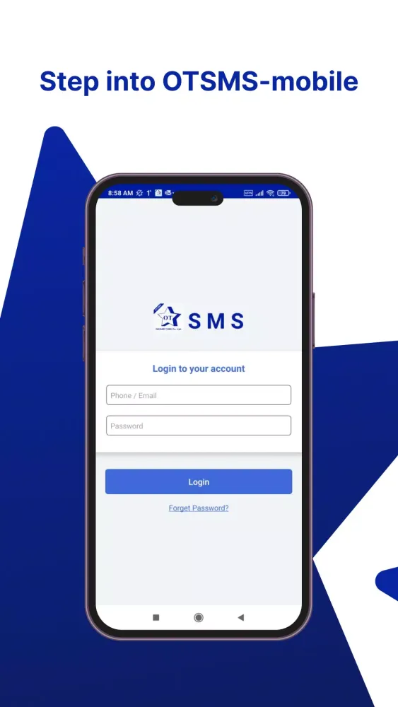 Tangkapan layar OTSMS