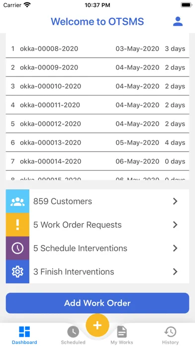 OTSMS Screenshots