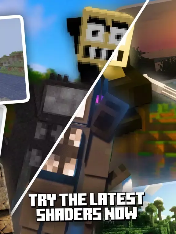 Shaders Addons for Minecraft iPad  स्क्रीनशॉट