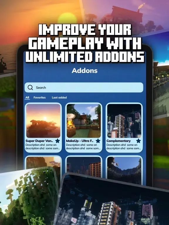 Shaders Addons for Minecraft iPad  स्क्रीनशॉट