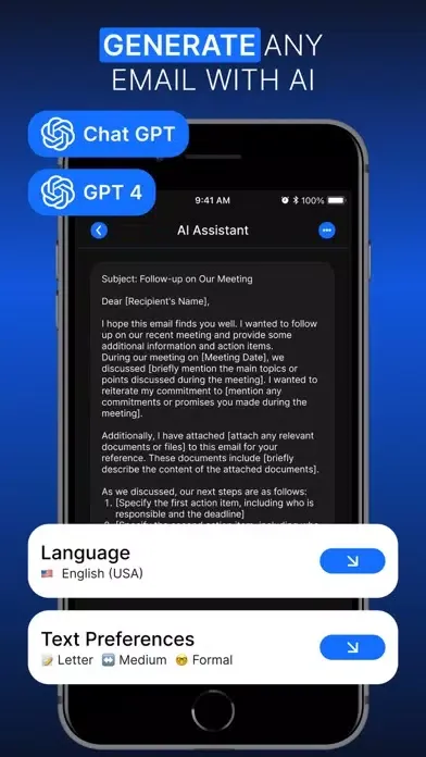 AI Email Generator：Mail Writer スクリーンショット