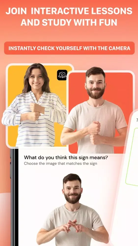 ASL：Sign Language Lessons App應用截圖