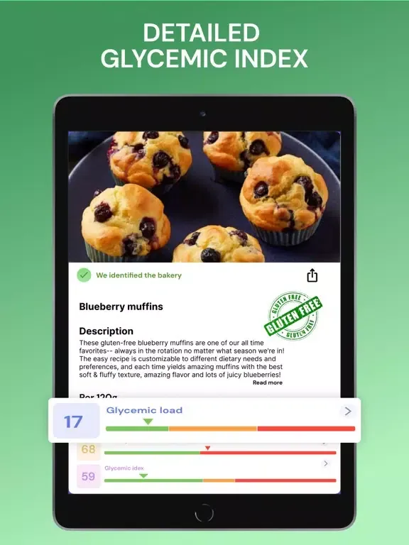 ภาพหน้าจอของ Identify Food - Meal Scanner iPad 