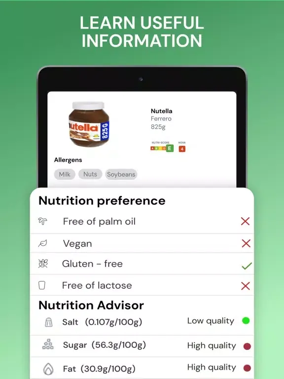 ภาพหน้าจอของ Identify Food - Meal Scanner iPad 
