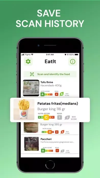 ภาพหน้าจอของ Identify Food - Meal Scanner