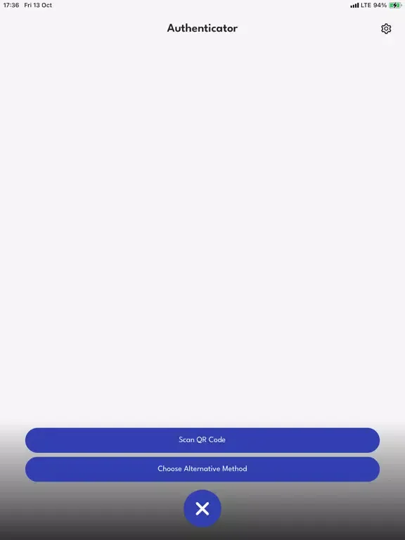 Account Authentication App iPad 应用截图