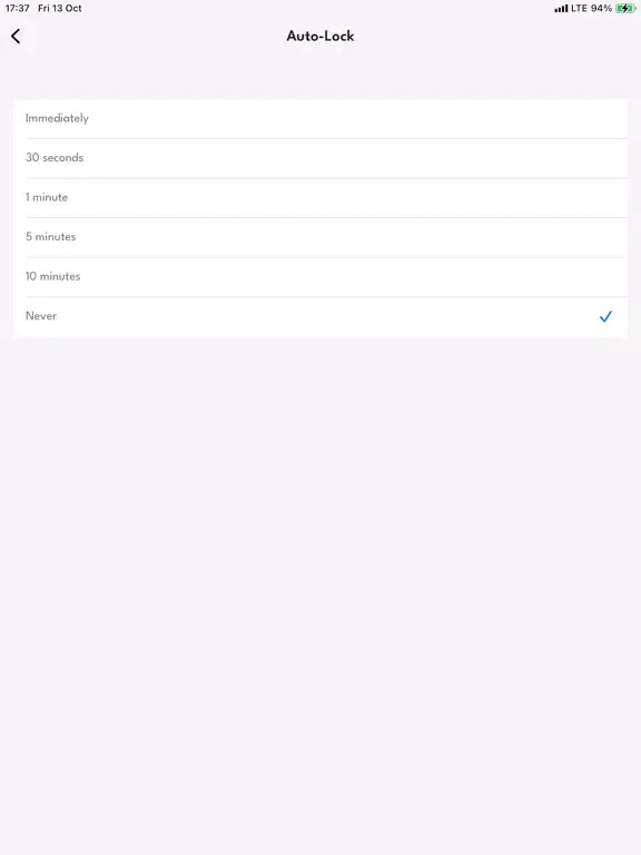 Account Authentication App iPad 应用截图