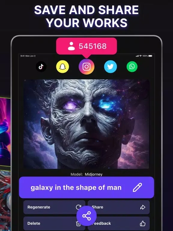 AI Photo & Video Generator App iPad  Screenshots