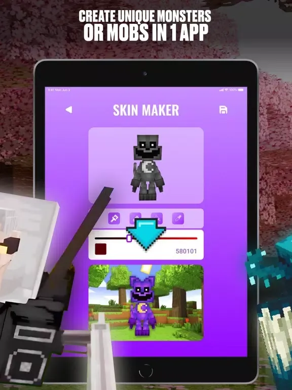 Captures d'écran de Morph Mods for Minecraft PE , iPad 