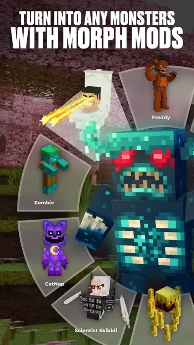 Captures d'écran de Morph Mods for Minecraft PE ,