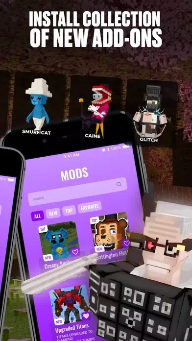 Captures d'écran de Morph Mods for Minecraft PE ,