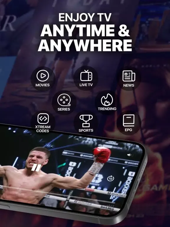 صور IPTV Smarters Player TV PRO iPad 