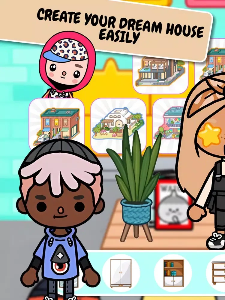 Capturas de pantalla de Mods & Furniture Toca World iPad 