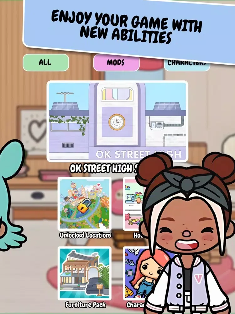 Capturas de pantalla de Mods & Furniture Toca World iPad 