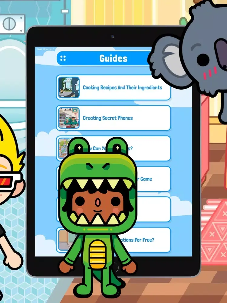 Capturas de pantalla de Mods & Furniture Toca World iPad 