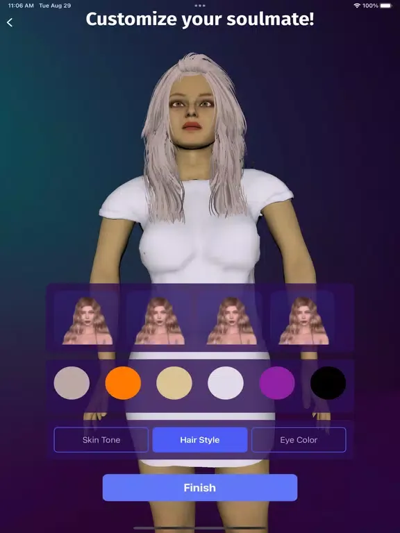 Character Creator. iPad 应用截图