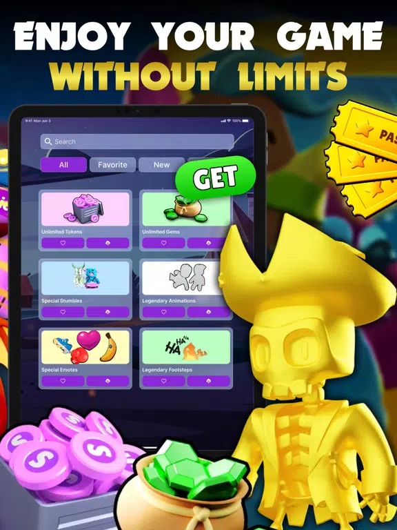Tangkapan skrin Maps & Codes for Stumble Guys iPad 