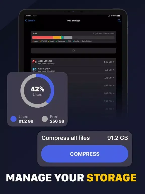 Unzip - Zip, RaR Files Opener iPad  スクリーンショット