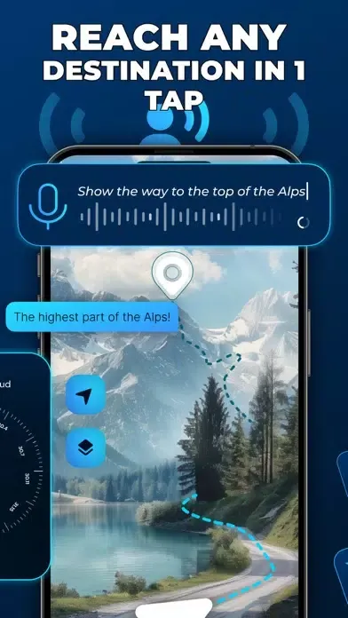 ภาพหน้าจอของ Altimeter: Compass & GPS Maps