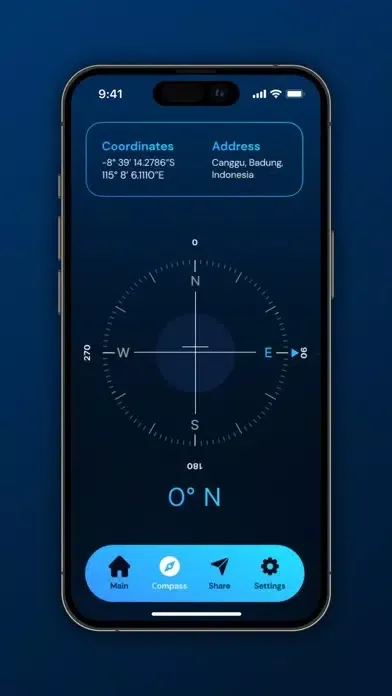 ภาพหน้าจอของ Altimeter: Compass & GPS Maps