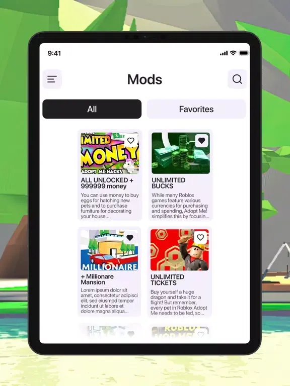 Adopt Me Mods for Roblox. iPad  Screenshots