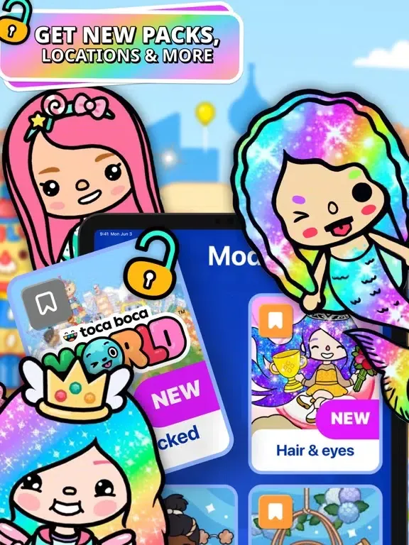 Tangkapan layar Mods, Skins & Houses for Toca iPad 