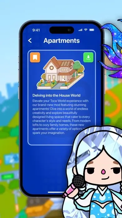 Tangkapan layar Mods, Skins & Houses for Toca