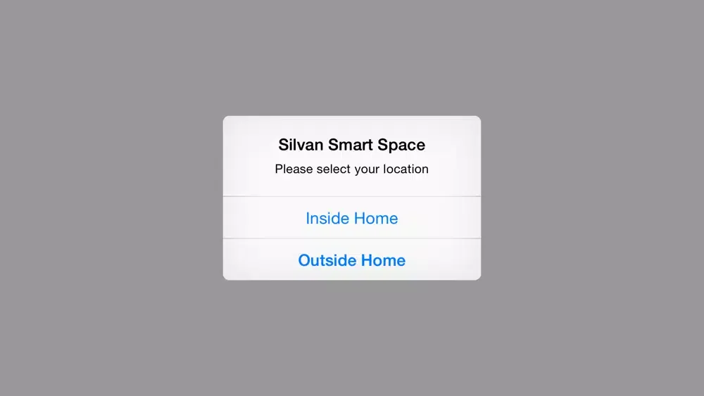 Tangkapan layar Silvan Smart Space
