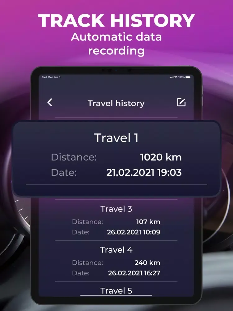 تصاویر Speedometer : Speed Tracker iPad 