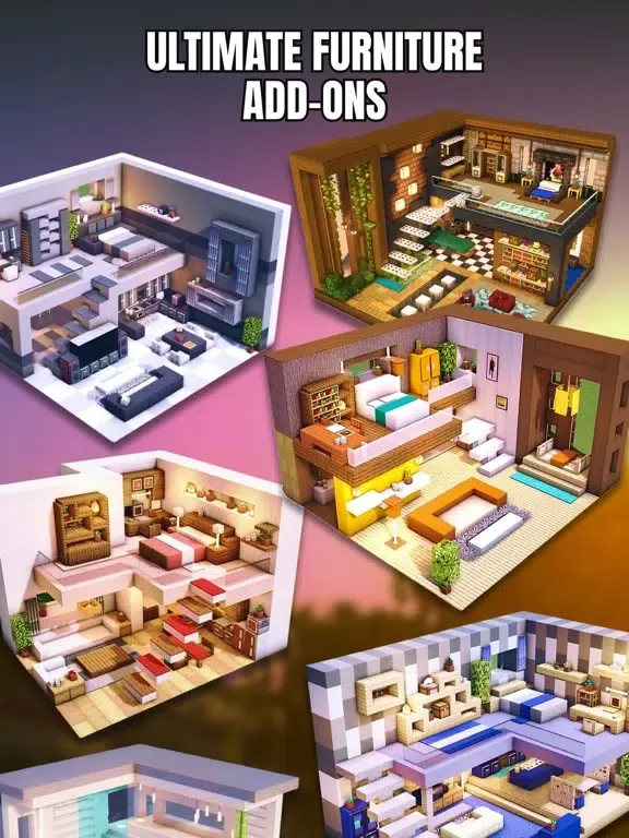 Houses & Furniture Minecraft iPad  স্ক্রিনশট