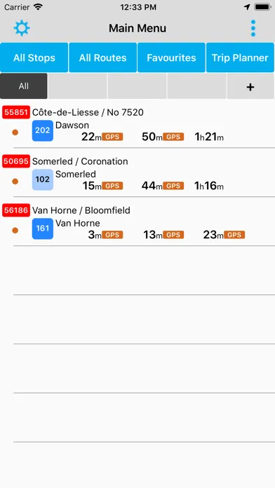 BusBuddy Montreal سکرین شاٹس