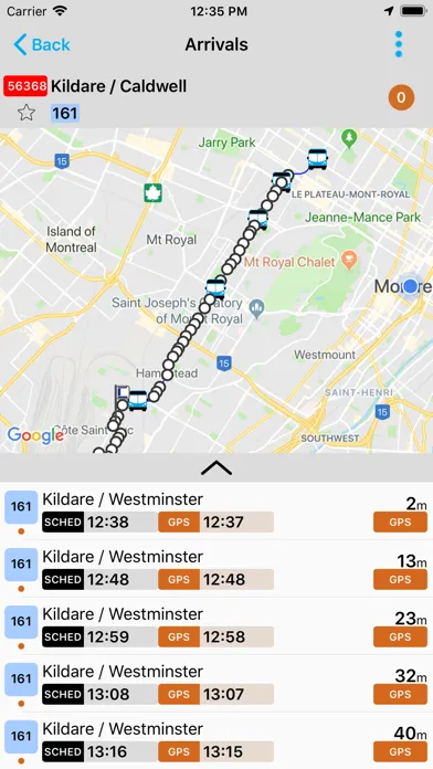 BusBuddy Montreal سکرین شاٹس