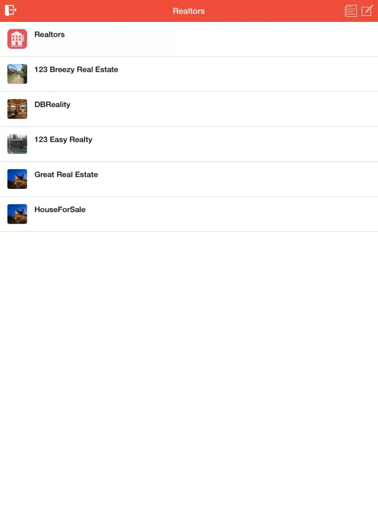 Tangkapan layar Real Estate App Builder iPad 