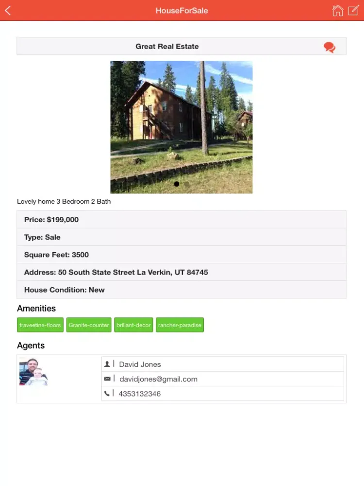 Tangkapan layar Real Estate App Builder iPad 