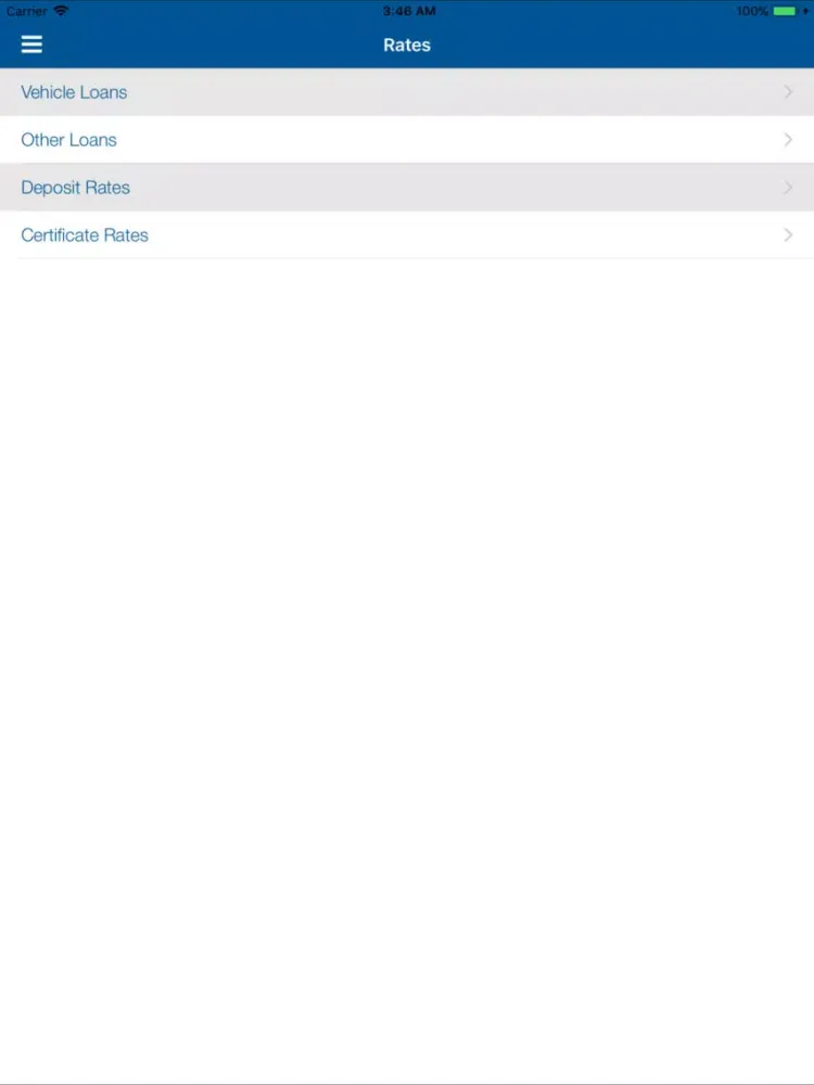 Zrzuty ekranu Premier Federal Credit Union iPad 