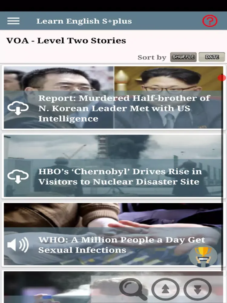 Tangkapan skrin Easy English with VOA (Lite) iPad 