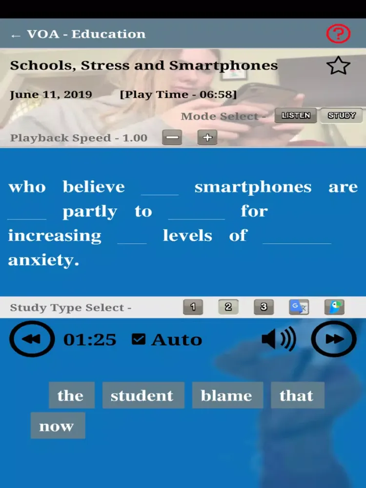 Tangkapan skrin Easy English with VOA (Lite) iPad 