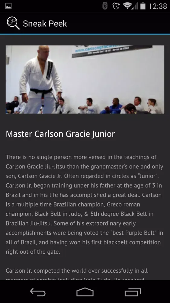 Carlson Gracie Screenshots