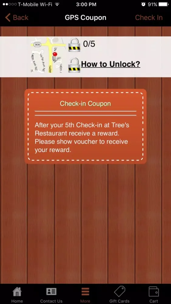 Captures d'écran de Tree's Restaurant & Catering