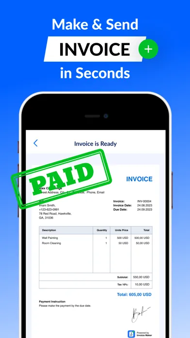 Capturas de pantalla de Invoice Maker: Easy Receipts